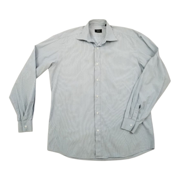 Hugo Boss Other - Boss Hugo Boss blue stripes long sleeve shirt